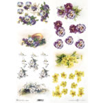 ITD COLLECTION DECOUPAGE RICE PAPER A3 - R1037L