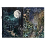 ITD COLLECTION DECOUPAGE RICE PAPER A3 - R1159L