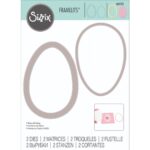 SIZZIX CUTTING DIES - EGG/BALLOON