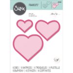 SIZZIX CUT DIES - HEART FRAMES