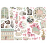 STAMPERIA ORCHIDS AND CATS DIE CUTS DFLDC93 - Image 2