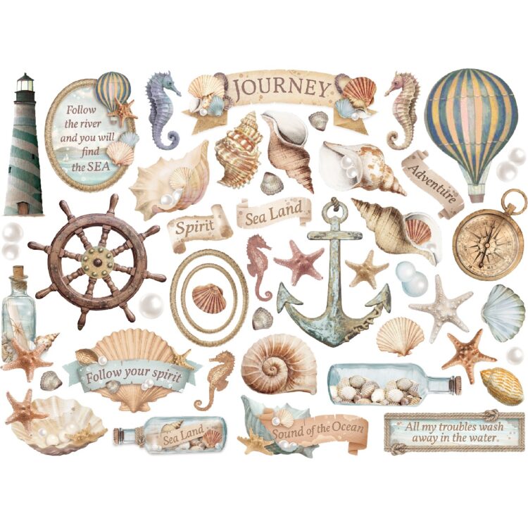 STAMPERIA SEA LAND DIE CUTS DFLDC95 - Image 2