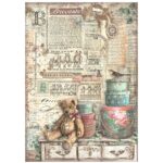 STAMPERIA BROCANTE DECOUPAGE PAPER A4 - DFSA4854