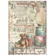 STAMPERIA BROCANTE DECOUPAGE PAPER A4 - DFSA4854