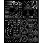 STAMPERIA BROCANTE STENCIL 20X25 CM-KSTD159