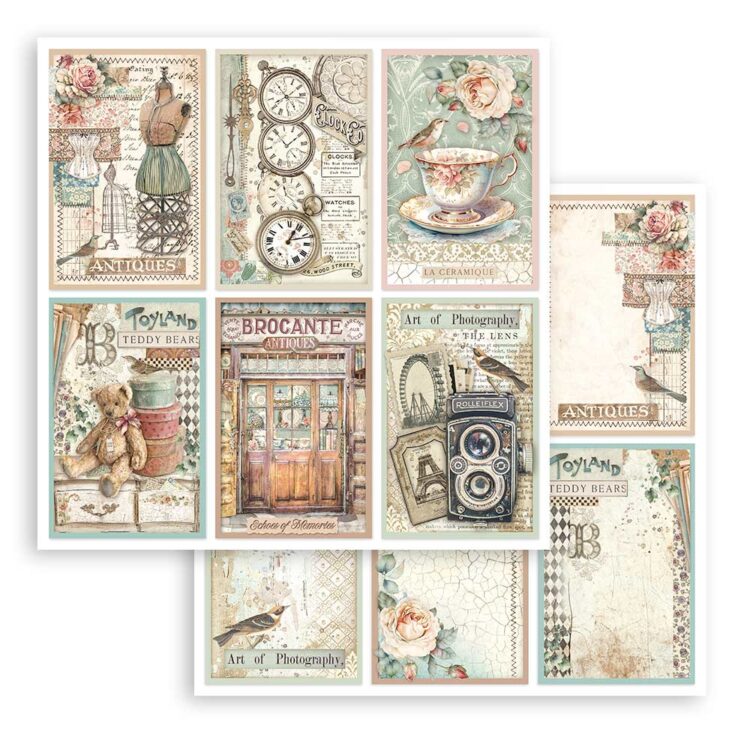 STAMPERIA BROCANTE BLOCK 20.3/20.3 CM -SBBS100 - Image 28