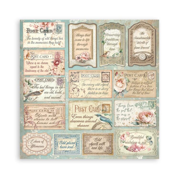 STAMPERIA BROCANTE BLOCK 20.3/20.3 CM -SBBS100 - Image 3