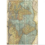 STAMPERIA AROUND THE WORLD RICE PAPER A4 - DFSA4778