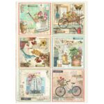 STAMPERIA GARDEN RICE PAPER A4 - DFSA4870