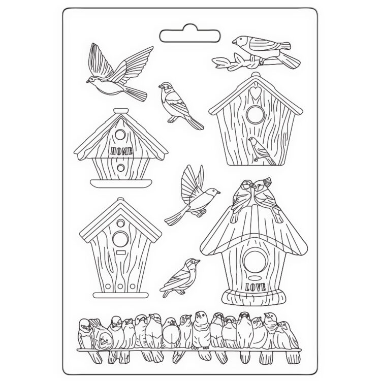 566200 STAMPERIA GARDEN SOFT MOULD A5 - K3PTA5662 - Image 1