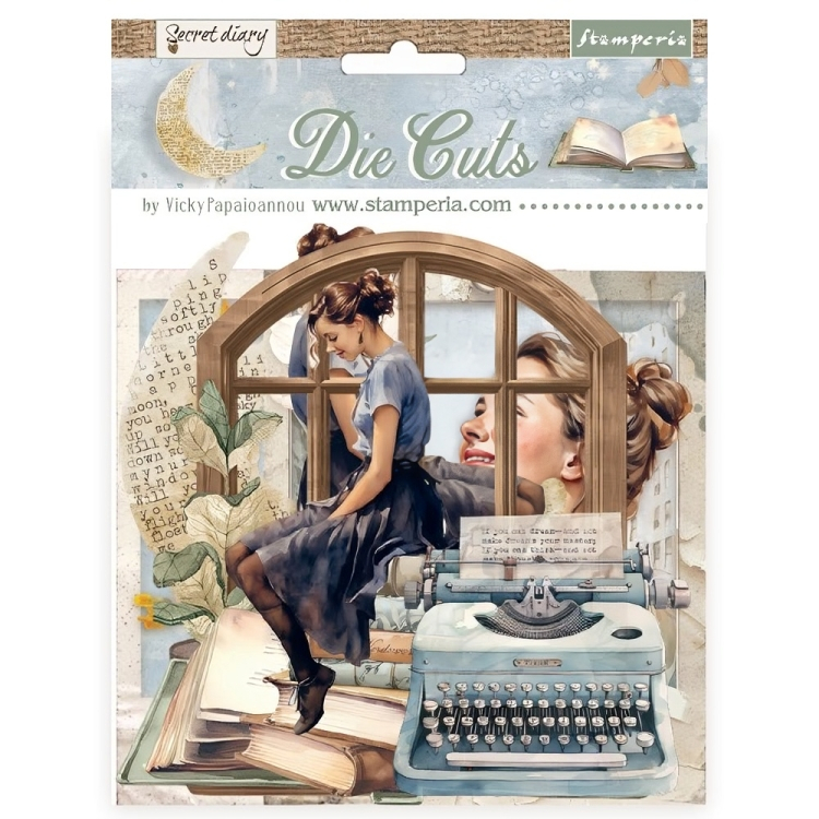 969601 STAMPERIA SECRET DIARY DIE CUTS DFLDC96 - Image 1