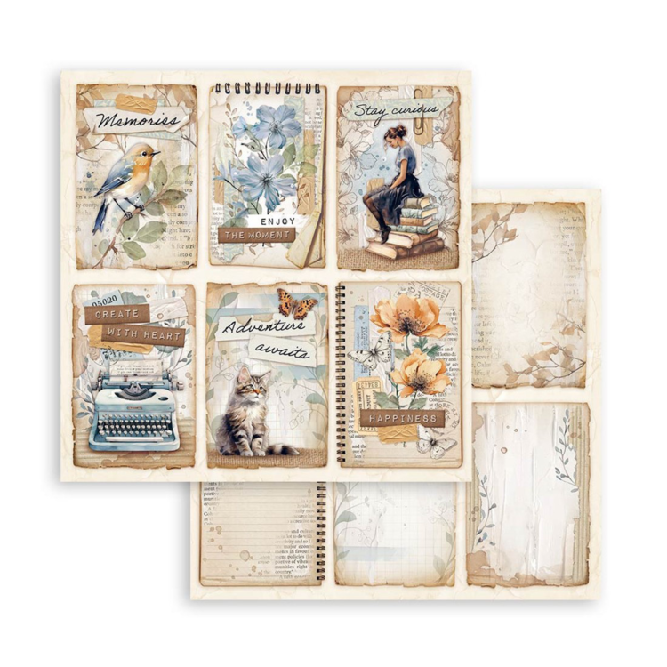 STAMPERIA SECRET DIARY DESIGNER CARDBOARD 30.5/30.5CM-SBB991 - Image 1