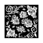 STAMPERIA SHABBY ROSE PATTERN 18X18 CM KSTDQ-104