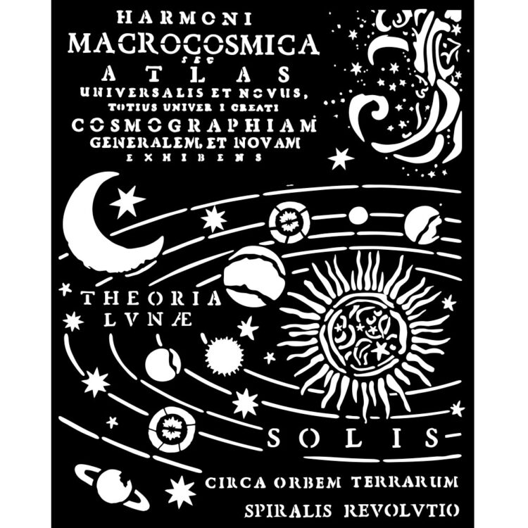 166006 STAMPERIA FORTUNE TEMPLATE 20 X 25 CM - KSTD166 - Image 1