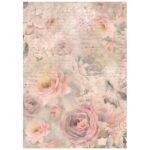 STAMPERIA SHABBY ROSE DECOUPAGE RICE PAPER A4 - DFSA4877