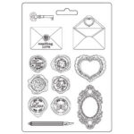 STAMPERIA SHABBY ROSE SOFT MOULD A5 - K3PTA5663