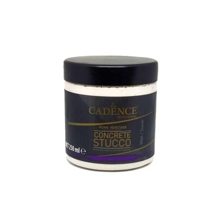 CADENCE EMBOSSED PASTE CONCRETE STUCCO THICK GRADE250ML-WHITE - Image 1