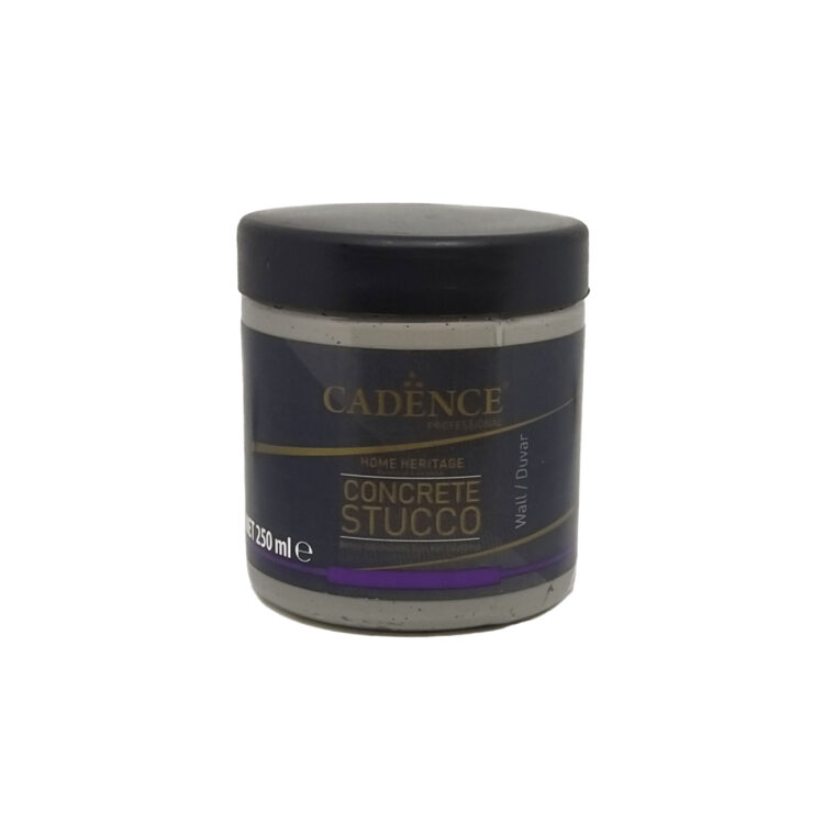 CADENCE EMBOSSED PASTE CONCRETE STUCCO THICK GRADE 250ML-GREY - Image 1