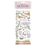 STAMPERIA LAVENDER RUB ON 10.16/21.6CM-DFLRB96