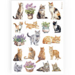 STAMPERIA DECOUPAGE RICE PAPER A4 - DFSA4887