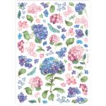 STAMPERIA HORTENSIA DECOUPAGE PAPER A4 - DFSA4895