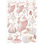 STAMPERIA DANCER DECOUPAGE RICE PAPER A4 - DFSA4907