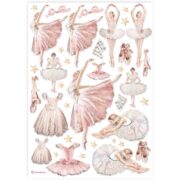 STAMPERIA DANCER DECOUPAGE RICE PAPER A4 - DFSA4907