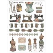 STAMPERIA DECOUPAGE RICE PAPER A4 - DFSA4908
