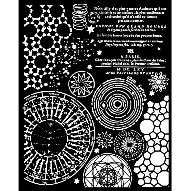 STAMPERIA FORTUNE PATTERN 20 X 25 CM - KSTD162 - Image 1