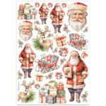 STAMPERIA DECOUPAGE PAPER CHRISTMAS 6PCS. A4 DFSA4XCX - Image 3