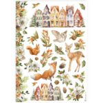 STAMPERIA DECOUPAGE PAPER CHRISTMAS 6PCS. A4 DFSA4XCX - Image 5