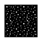 STAMPERIA CHRISTMAS MEDIA STENCIL TEMPLATE 18X18 CM KSTDQ-111