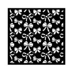 STAMPERIA CHRISTMAS MEDIA STENCIL PATTERN 18X18 CM KSTDQ-113