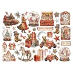 STAMPERIA GEAR UP FOR CHRISTMAS DIE CUTS DFLDC102 - Image 2