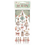 STAMPERIA THE NUTCRACKER STICKERS 10.16/21.6CM - DFLRB107