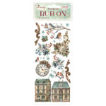 STAMPERIA THE NUTCRACKER STICKERS 10.16/21.6CM - DFLRB108