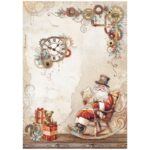 STAMPERIA GEAR UP FOR CHRISTMAS DECOUPAGE PAPER A4-DFSA4938
