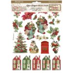 STAMPERIA DECOUPAGE PAPER CHRISTMAS 6PCS. A4 DFSA4XCX