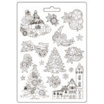 STAMPERIA GEAR UP FOR CHRISTMAS SOFT MOULD A4 - K3PTA4579