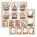 STAMPERIA GEAR UP FOR CHRISTMAS CARDBOARD 30.5/30.5CM-SBB1008