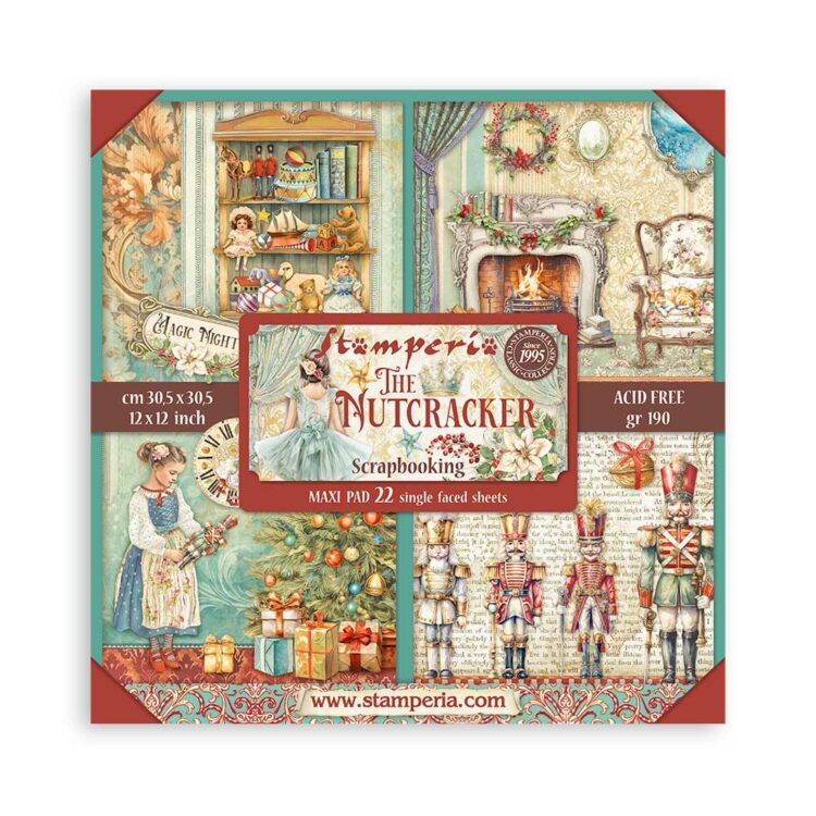 thumb_SBBXLB16_1 STAMPERIA THE NUTCRACKER BLOCK 30.5/30.5 CM - SBBXLB16 - Image 1