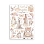 STAMPERIA ROMANCE FOREVER WASHI PAD 8 SHEETS A5 -SBW02 - Image 7