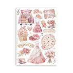 STAMPERIA ROMANCE FOREVER WASHI PAD 8 SHEETS A5 -SBW02 - Image 6