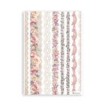 STAMPERIA ROMANCE FOREVER WASHI PAD 8 SHEETS A5 -SBW02 - Image 2