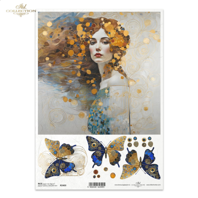 240012 ITD COLLECTION DECOUPAGE RICE PAPER A4 - R2400 - Image 1