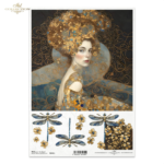 ITD COLLECTION DECOUPAGE RICE PAPER A4 - R2401