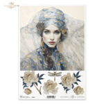 ITD COLLECTION DECOUPAGE RICE PAPER A4 - R2407