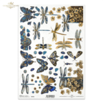ITD COLLECTION DECOUPAGE RICE PAPER A4 - R2415