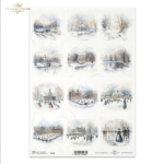 ITD COLLECTION DECOUPAGE RICE PAPER A4 - R2426