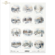 ITD COLLECTION DECOUPAGE RICE PAPER A4 - R2426